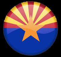 arizona flag button
